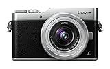 Panasonic Lumix DC-GX800KEGS Systemkamera (16 Megapixel, 4K30p Videoaufname,Hybrid Kontrast AF, mit Objektiv Lumix G VARIO 12-32mm/F3.5-5.6 ASPH) Silber